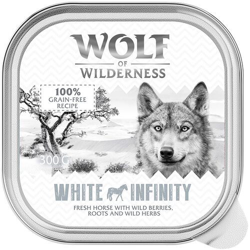 Wolf of Wilderness Adult - Single Protein 6 / 24 x 300 g zdjelice - 6 x 300 g: White Infinity - konjetina Slike