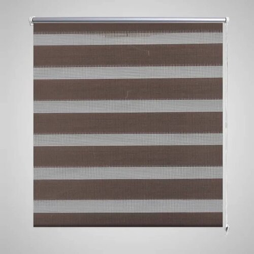 vidaXL Rolo smeđe zavjese sa zebrastim linijama 140 x 175 cm Cijene