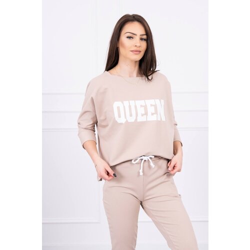 Kesi Set with beige Queen print Cene