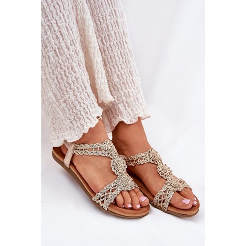 ARTIKER Flat Women's Sandals With Lace Pattern Cijene