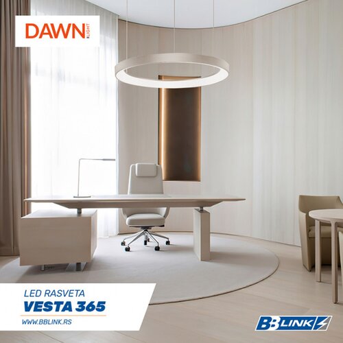 Vesta 365 visilica led 60W 4000K bruseno zlato Cene