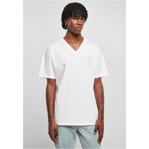 Urban Classics Plus Size Organic Oversized V-Neck Tee white Slike