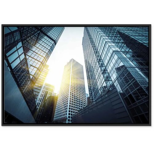  Slika - In a Big City (1 Part) Wide - Third Variant 60x40 U crnom drvenom okviru Slike