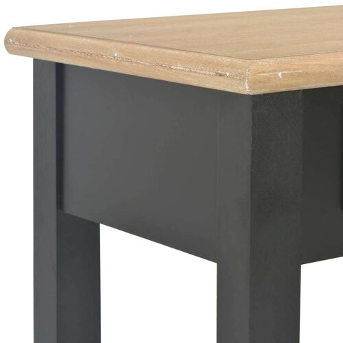  Konzolni stol crni 110 x 35 x 80 cm drveni Slike