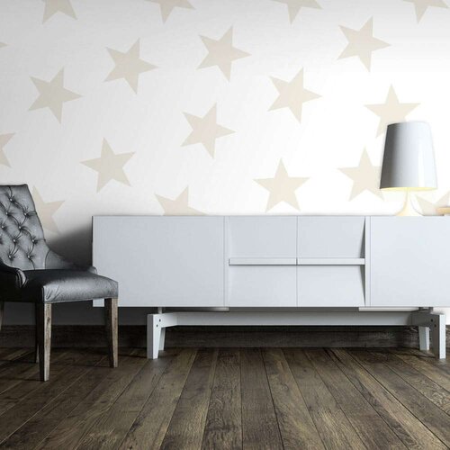  Tapeta - Beige Star 100x70 Slike