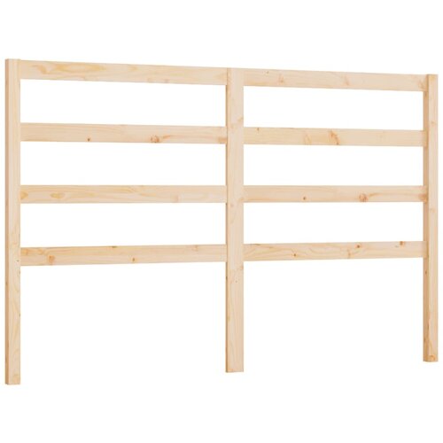 Maison Chic posteljno vzglavje - vzglavna omarica - nočna omarica 146x4x100 cm trdna borovina, (21705149) Slike