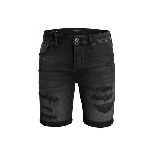 Jack & Jones Kratke hlače iz tkanine 12237918 Črna Regular Fit