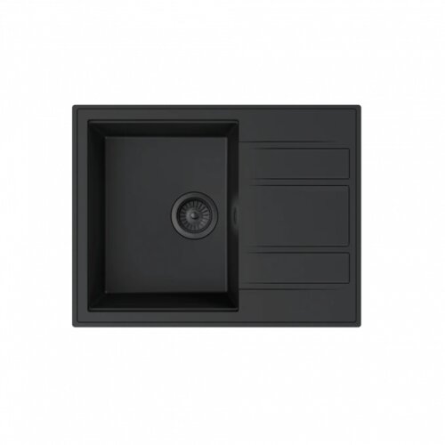 Minotti Granitna sudopera MILO RETTO 65x50 Lava stone sa sifonom Cene