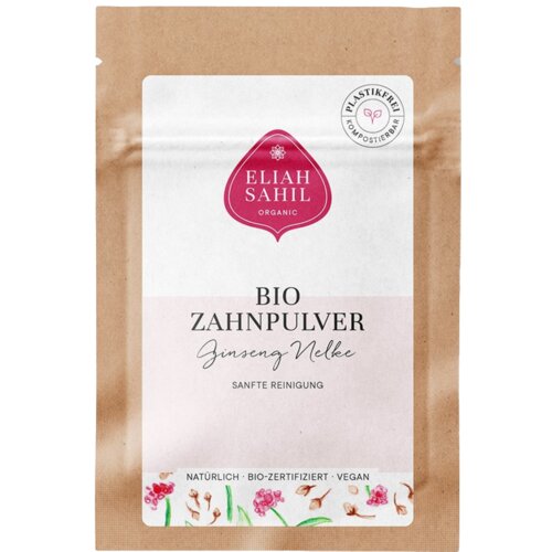 Eliah Sahil Bio prah za zobe Ginseng in klinčki - 6 g Cene