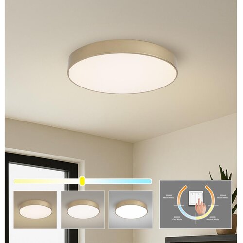 Brilagi LED plafonjera POOL LED/60W/230V 3000/4000/6000K, prečnika 50 cm, zlatna Slike