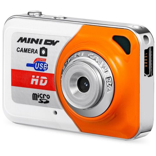INF Mini retro kamera brez kartice – žepna prenosna foto-video-avdio Orange, (5000235276) Cene