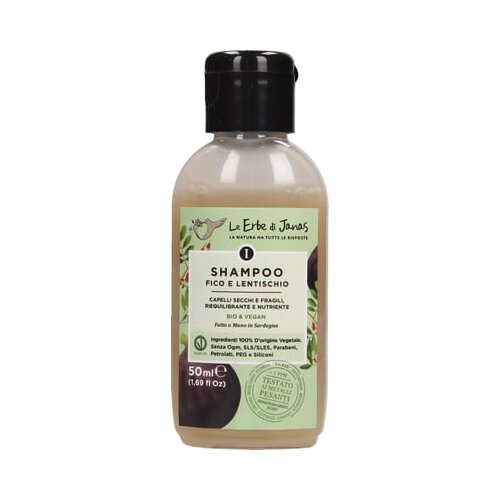 Le Erbe di Janas &amp;Scaron;ampon figa in mastix - 50 ml Slike