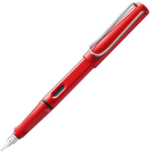 Nalivpero Lamy Safari Red (0.5) plavi ispis F 016 T10 4000181 Slike