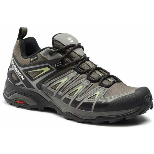Salomon Trekking čevlji X Ultra Pioneer GORE-TEX L47196700 Beluga/Black/Epsom