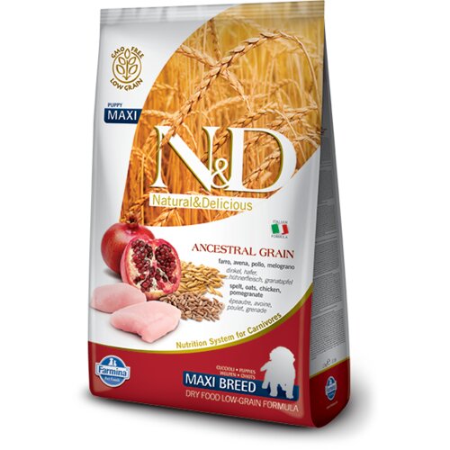 Farmina n&d ancestral grain hrana za pse puppy medium&maxi - piletina i nar 2.5kg Cene