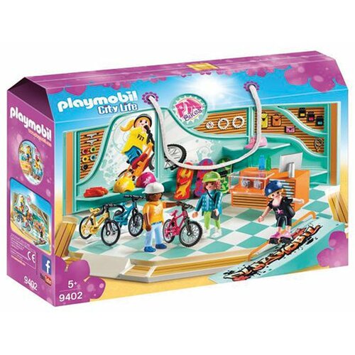 Playmobil city life - prodavnica bicikala i skejtova 23189 Slike