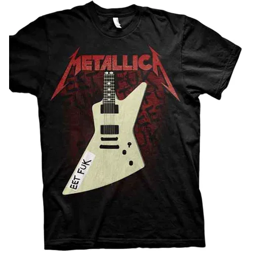 Metallica Majica Eet Fuk Unisex Black S