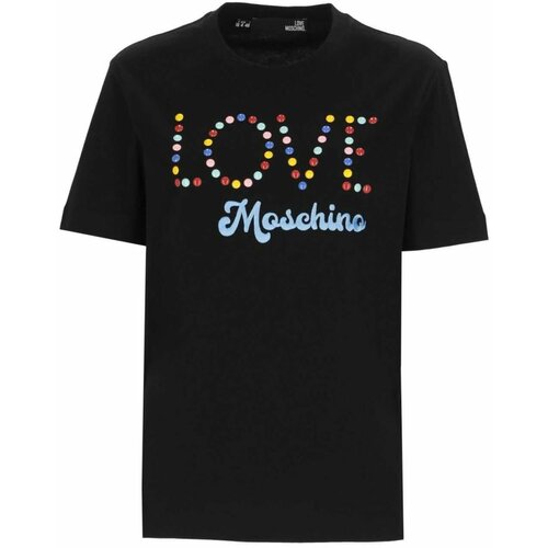 Love Moschino - - Crna ženska majica Slike