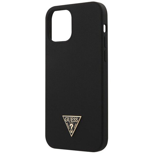 Guess Phone Case Metal Triangle Logo Liquid za Iphone 12 Mini Slike