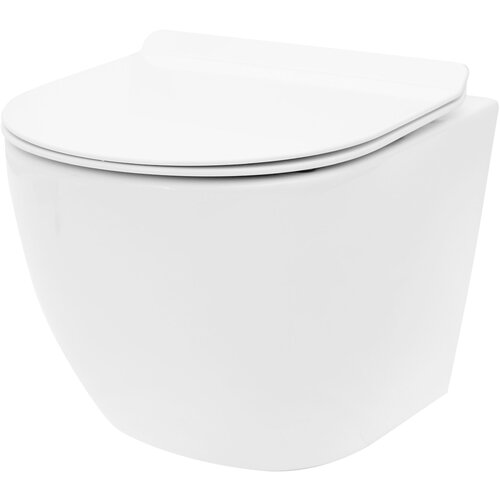 Rea WC &amp;scaron;koljka viseća Carlo Mini Tornado Rimless Slim N Slike