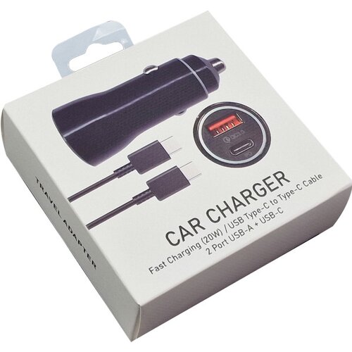 Gembird NPA-AC23 ** QC3.0 PD auto punjač +kabl-C,20W 3.6V-6.5V/2.4A, 6.5V-9V/1.67, 9V-12V/1.3A (287) Cene
