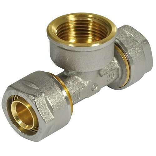  Vijčani T-komad (Promjer: 2 x 16 mm, Unutarnji navoj: ½″, Poniklano) Cijene