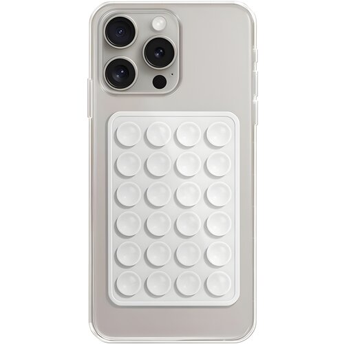 Techsuit Silikonski držač za telefon SB-PAD - Bijela Cijene