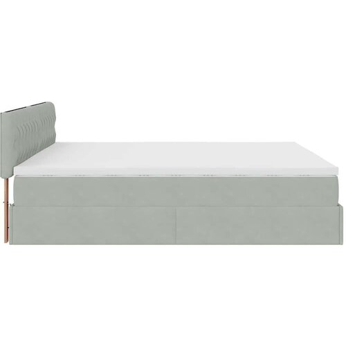  Otomanski krevet s madracem&amp;amp;amp LED 180x200cm bar&amp;scaron;unasti Slike