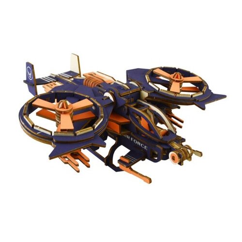  Čarolijashop 3d drvena slagalica - Gunship letilica ( 66) Cene