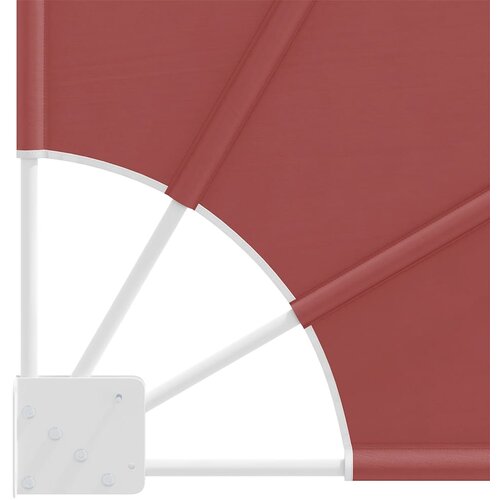  Sklopiva bočna tenda terakota 210 x 210 cm Slike