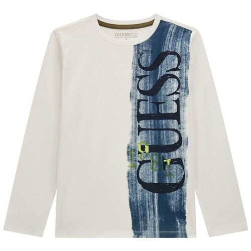 Guess Majice z dolgimi rokavi LS T SHIRT Bela Cene
