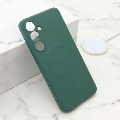  Maska VELVET TOUCH MagSafe za Samsung S721B Galaxy S24 FE/ tamno zelena Cene