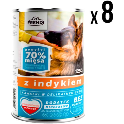 FRENDI Konzerva za pse ćuretina 1.250g x8 komada Cene