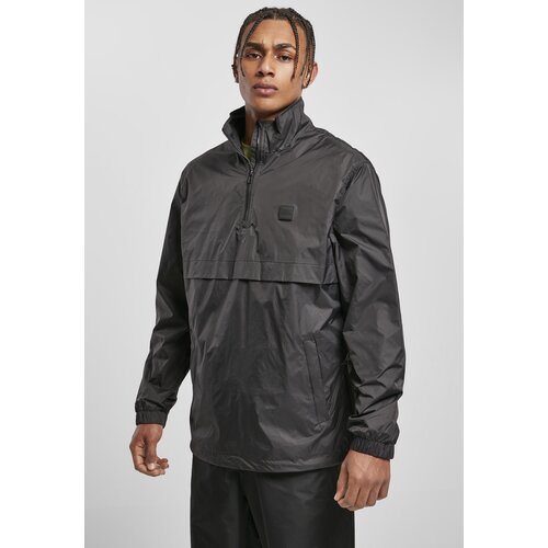Urban Classics Stand Up Collar Pull Over Jacket Black Slike