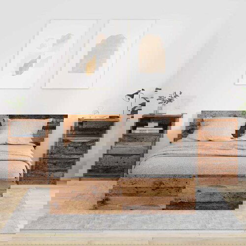 VidaXL Posteljne mize 2 pcs Star les 40 x 30 x 467 cm Konstruiran les Slike