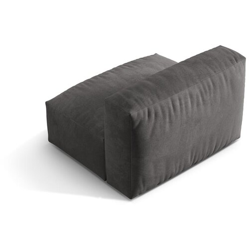 Micadoni Siv modul za sedežno garnituro iz tkanine boucl&amp;eacute; (sredinski modul) Martina &amp;ndash; Home Slike