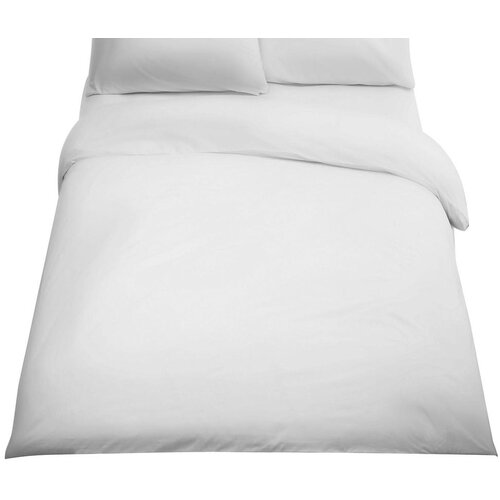 MATIVO Saten glat navlaka 140x200 cm - preklop, bijela Slike