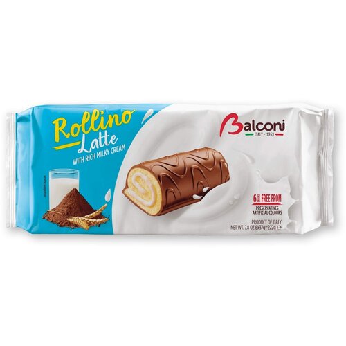  Rolat BALCONI Rollino mleko 222g Cene