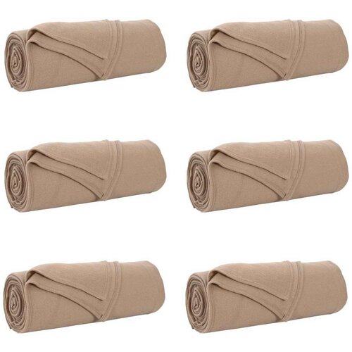  Pokrivači za bacanje 6 pcs Kamel 350 x 270 cm Runo Slike