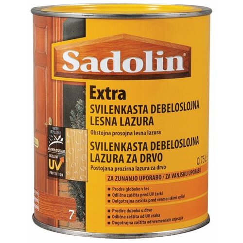 Sadolin Debeloslojna lazura za les Extra (750 ml, palisander, &amp;scaron;t. 9) Slike