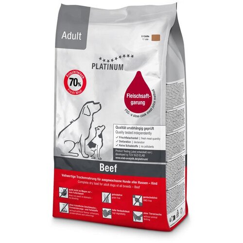 Platinum Suva hrana za odrasle pse Govedina i krompir, 5kg Slike