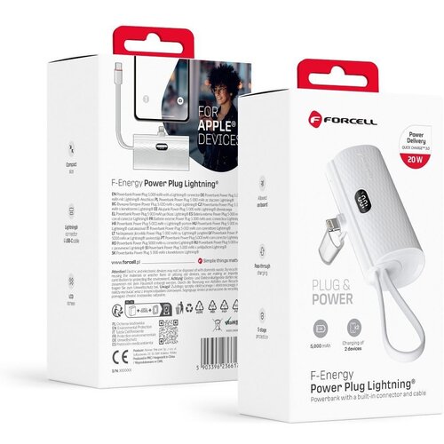 forcell power bank  f-energy F5k3 lightning 5000mAh pd 20W beli Cene