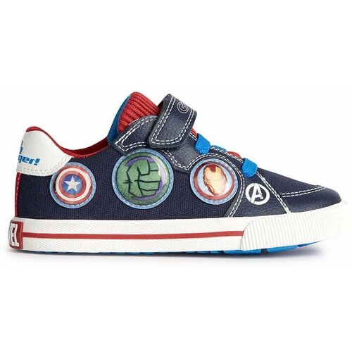 Geox Dječje tenisice x Marvel boja: tamno plava Slike
