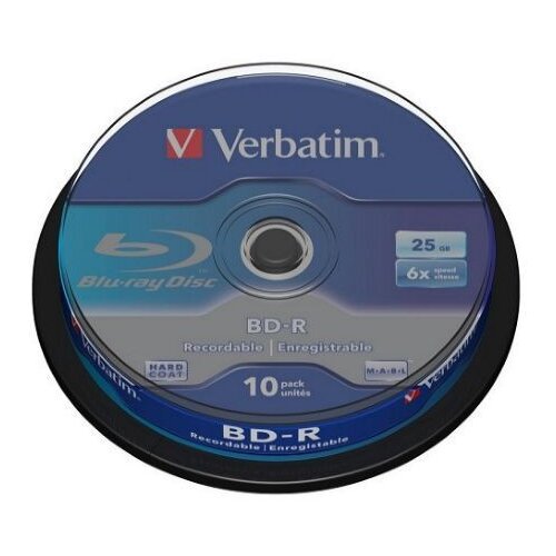 Verbatim BD-R SL 25GB 6x Printable 10 Pack Jewel Case 10 kom Cene