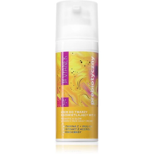 VIANEK Prebiotic Glowing vlažilna in posvetlitvena krema za obraz s prebiotiki 50 ml Slike