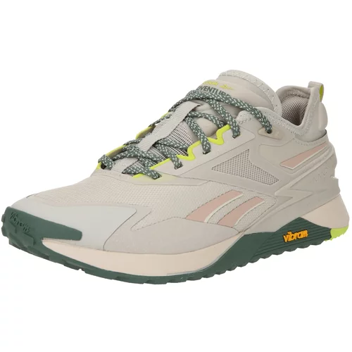 Reebok Sportske cipele 'NANO X3 ADVENTURE' nude / neonsko žuta / bež siva / smaragdno zelena