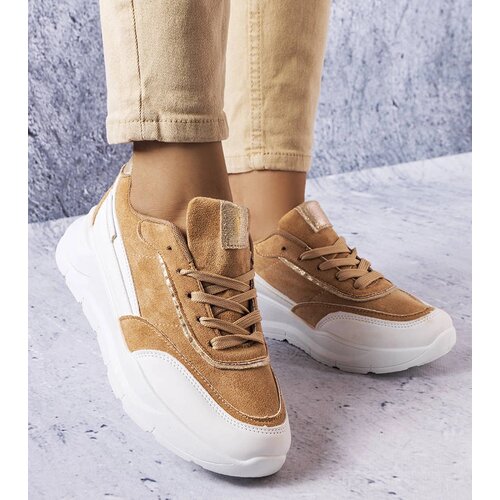 Gemre Beige eco-suede sneakers Dupuis Cijene