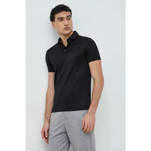 Emporio Armani Polo majica za muškarce, boja: crna, glatki model