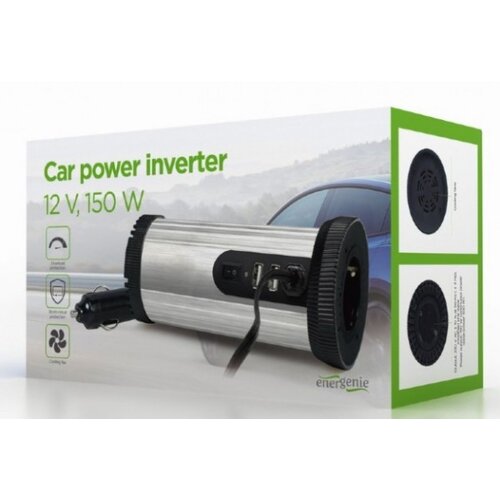 Gembird EG PWC150 01 12V Auto inverter DC AC 150W+USB port Slike