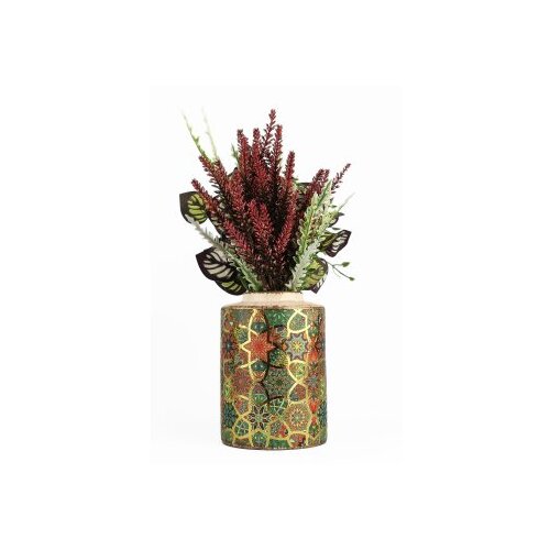 WALLXPERT decorative pot keramička multicolor vaza YL731 Slike